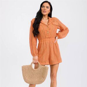 KNITTED ROMPER